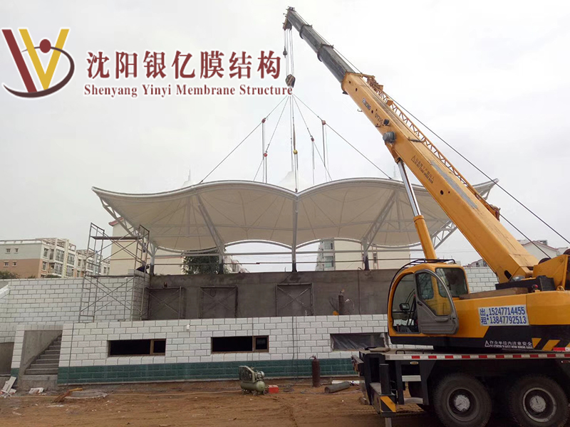 The podium membrane structure The podium membrane structure