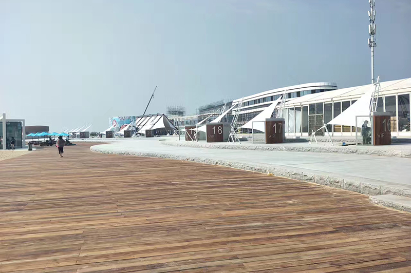 Beach landscape membrane structure Beach landscape membrane structure