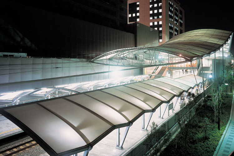 charging station canopy membrane structure