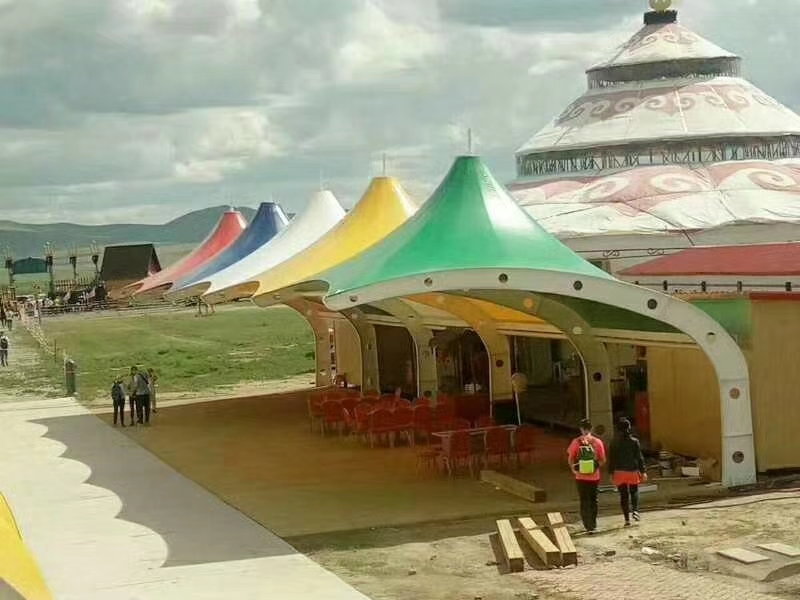 Canopy structure for building Canopy structure for building