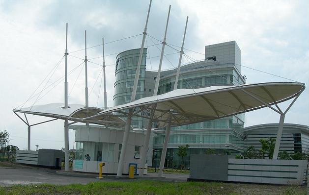 Canopy structure for building Canopy structure for building