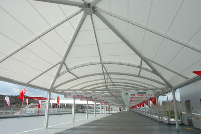 Landscape Feature Membrane Structure