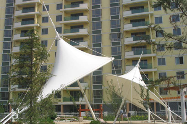 Landscape Feature Membrane Structure