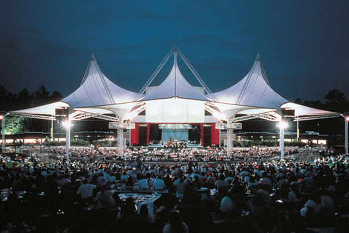 Landscape Feature Membrane Structure