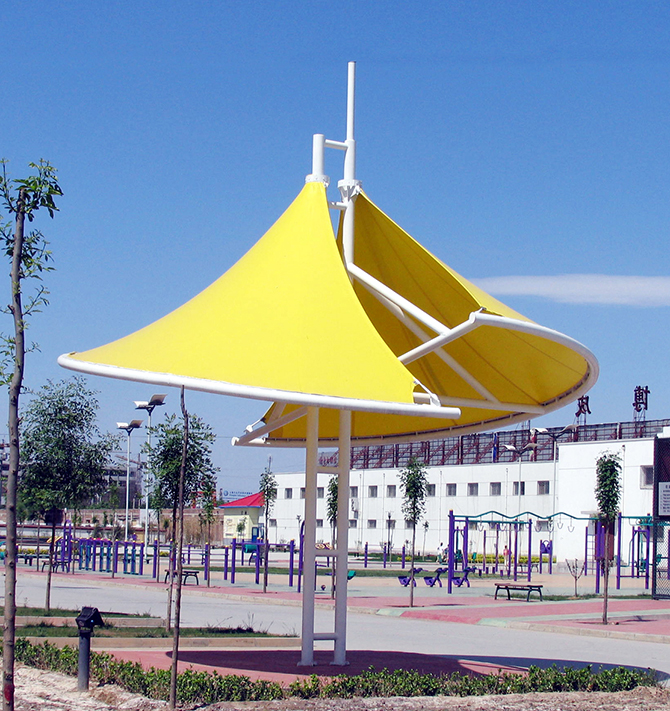Landscape Feature Membrane Structure