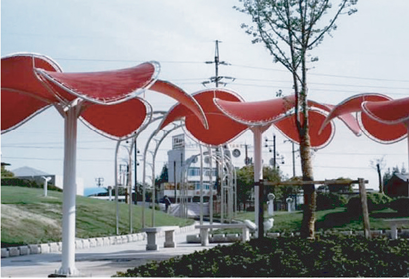 Landscape Feature Membrane Structure Landscape Feature Membrane Structure