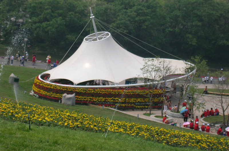 Landscape membrane structure Landscape membrane structure
