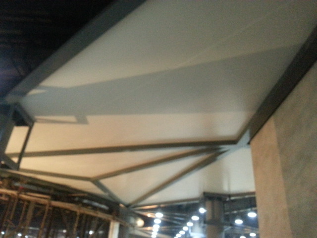 Roof landscape membrane structure