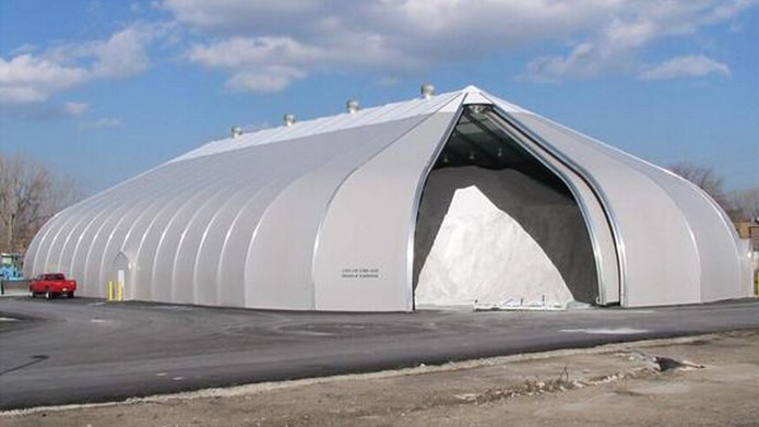 Sunshade canopy membrane structure