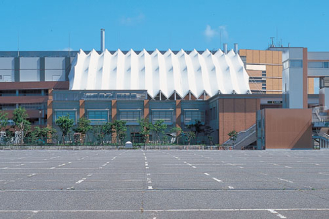 Sunshade canopy membrane structure