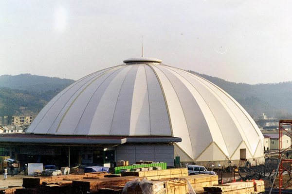 Sunshade canopy membrane structure Sunshade canopy membrane structure