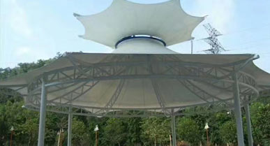 Sunshade shed membrane structure of Daqing Central Park project