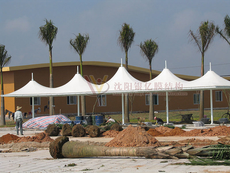 Landscape membrane structure Landscape membrane structure