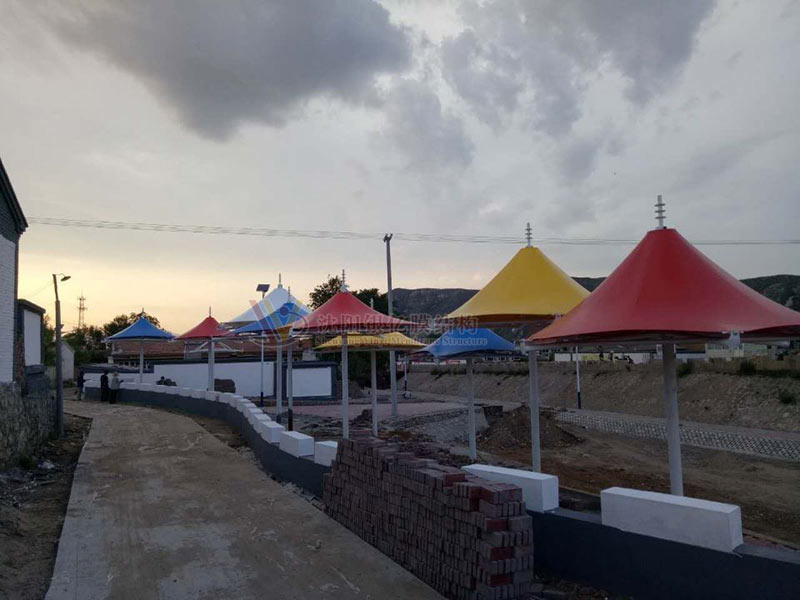 Landscape membrane structure Landscape membrane structure