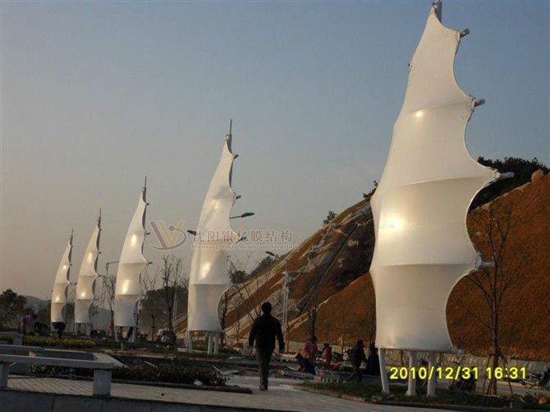 Landscape membrane structure Landscape membrane structure