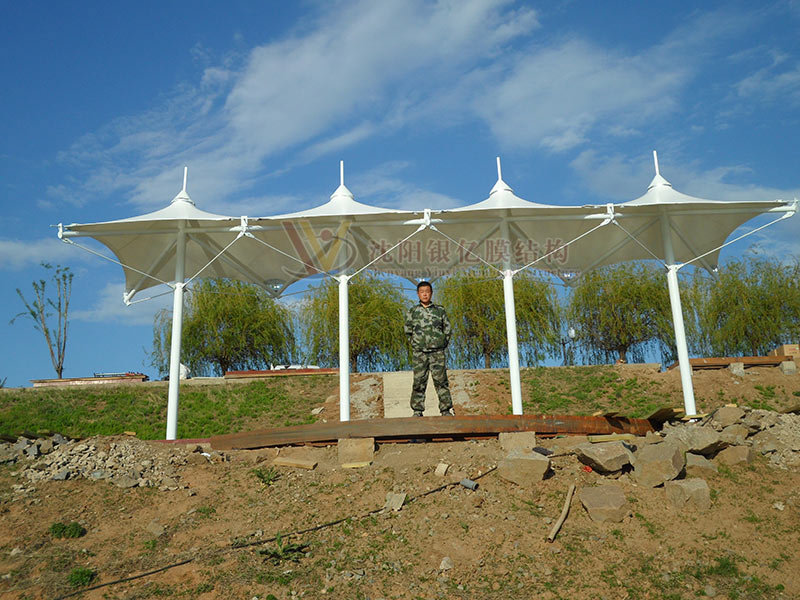 Landscape membrane structure Landscape membrane structure
