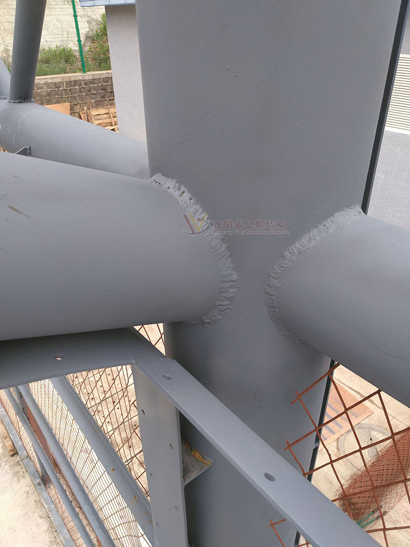 Sunshade canopy membrane structure