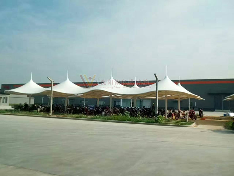 Bicycle shed membrane structure Bicycle shed membrane structure