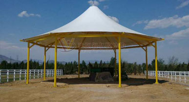 Poultry farming shed with shading cover in Beijing - shading cover membrane structure
