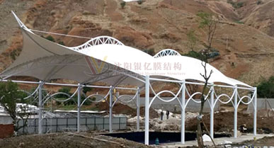 Sunshade canopy membrane structure of the Chiganshan Project in Shenyang